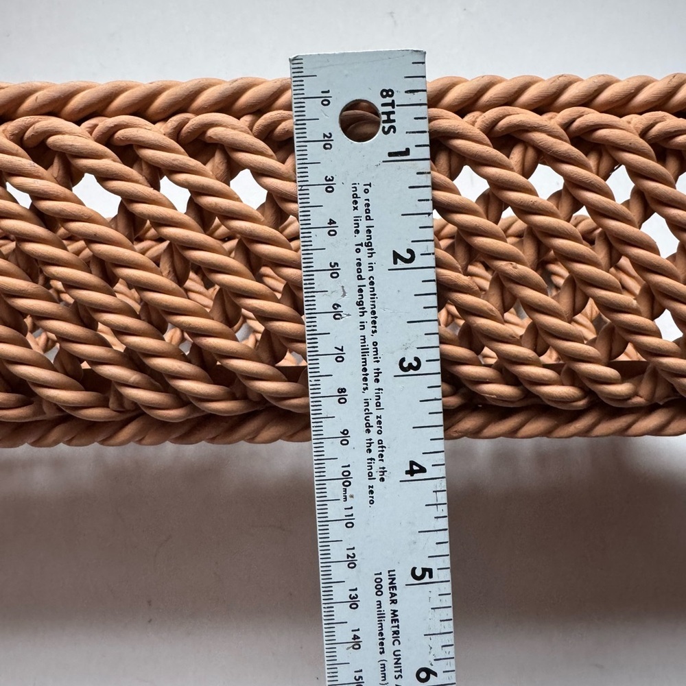 Ceramic Italian Woven Bread Basket - Picture 5 of 5